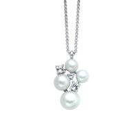 Necklace Miluna Woman in Silver Perla PCL6800